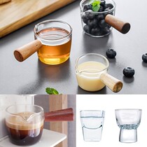 South Korea Eat Podcast Pland Cat With the same wood handle Beef Steak Seasoning to burn the wine Coffee Cold Diocesan Cup glass Wine