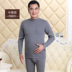 Trung niên và người già đồ lót ấm quần mens mùa thu thiết cotton cao cổ cha áo len mỏng bông lỏng lẻo. 