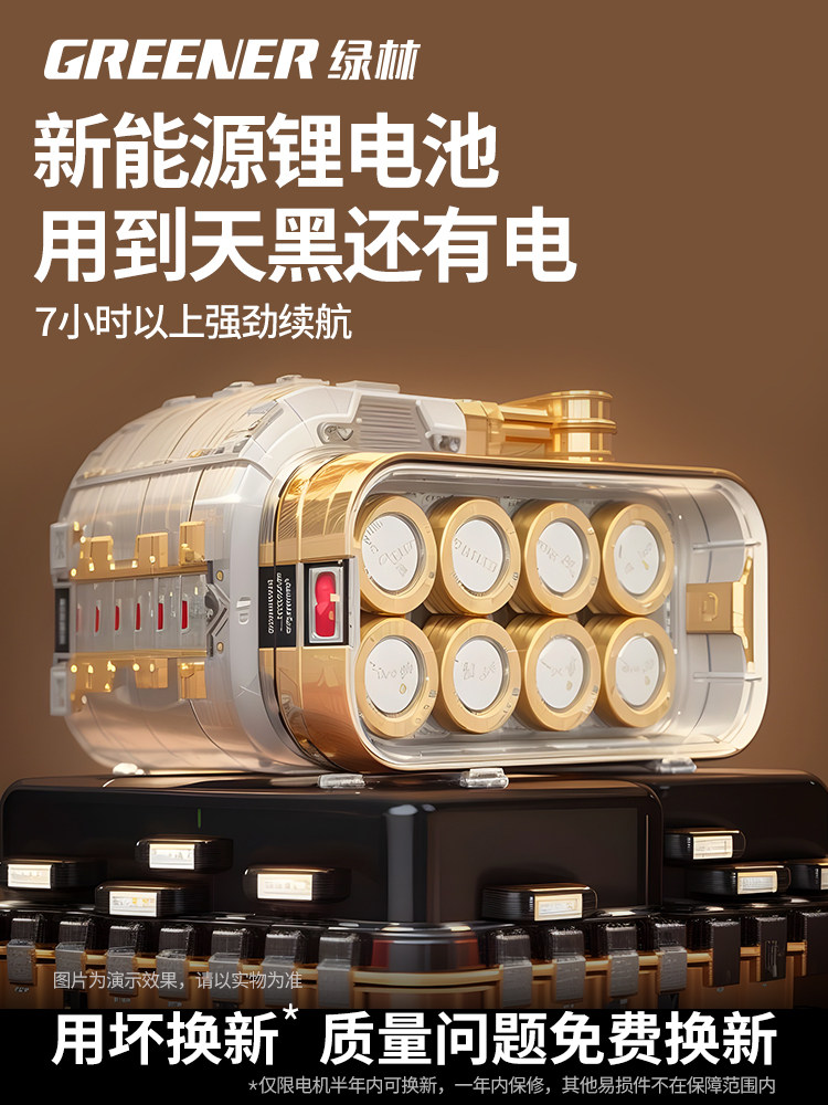 Green Forest Electric Scissors Rechargeable Lithium Battery Pruning Shears Powerful Branch Cutting Electric Scissors Garden Pruning Tool