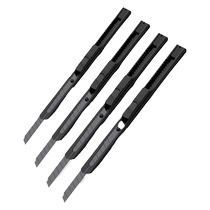 Green Forest Beauty Artificial Knife Black Blade Black Tech Small Cut Paper Knife Demolition Express Wallpaper Knife Industrial Grade Alloy Blade 30 Degrees Engraving Knife Open Box Knife Fine Arts Students Special Heavy Wall Paper Knife Hand Cut