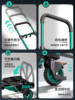 Green Forest Folding Handcart, Multifunctional Transport, Traction for Express Delivery, Flatbed Small Trailer, Stair Climbing, Portable, for Moving Goods