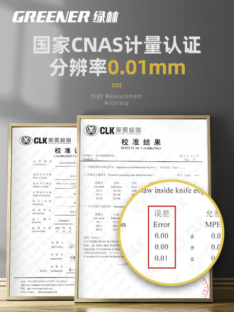 Green Lin Silicon Grid Digital Caliper Jewelry Wenwan Small High-Precision Electronic Vernier Caliper Stainless Steel Oil Edge Caliper