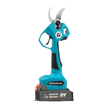 Green forest electric scissors rechargeable pruning shears powerful high-altitude tree branch scissors lithium electric scissors for cutting iron sheets