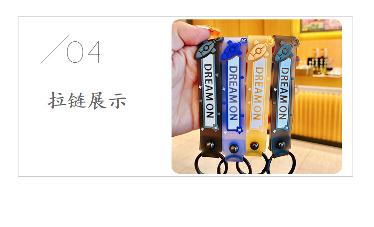 创意星空宇航员钥匙扣可爱卡通小熊公仔挂件汽车包包挂饰礼品批发详情12