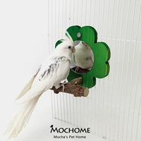 Lucky Clover Mirror Suanfeng Tiger Peony Parrot Птичь