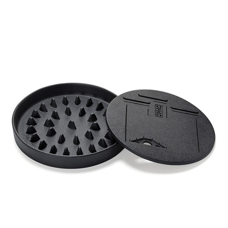 Jun ware dry mercifully machine of black tea tray zen home sitting room small circular I and contracted ceramic water saucer dish