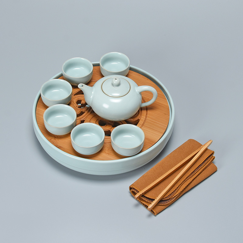 You implement your up travel tea set portable package a pot of six cups of ceramic tea tray was your porcelain teapot is suing travel kit