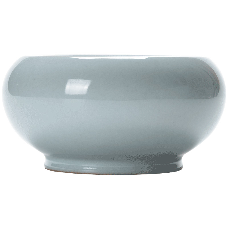 Jun ware celadon small wash water ceramic tea set with parts built for wash cup water vessels of small water jar tea to wash