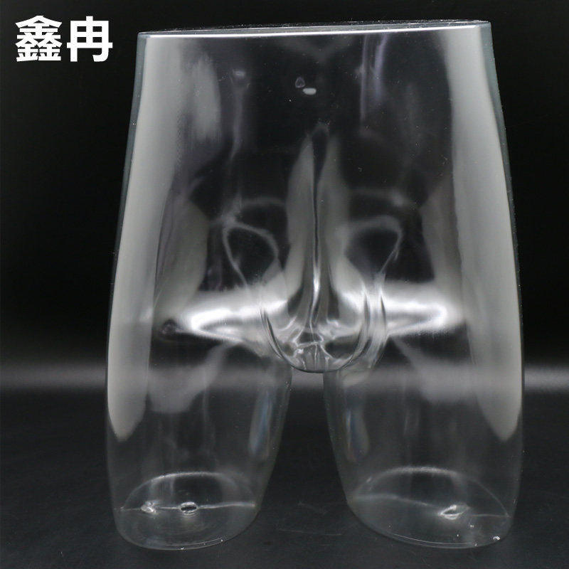 Transparent male hip model underwear shooting modeling props Transparent 3d hollow three-dimensional three-dimensional fake model Transparent male hip model