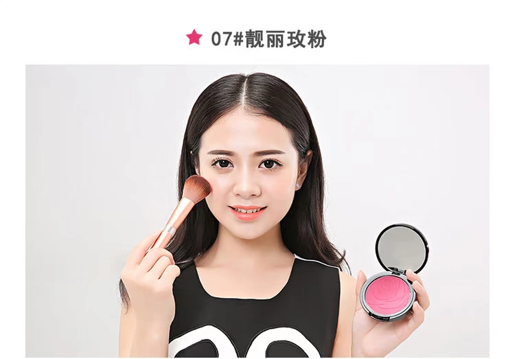 Lulan Gina Blush Trang điểm màu nude dưỡng ẩm làm sáng màu cho người mới bắt đầu - Blush / Cochineal phấn má gogo tales