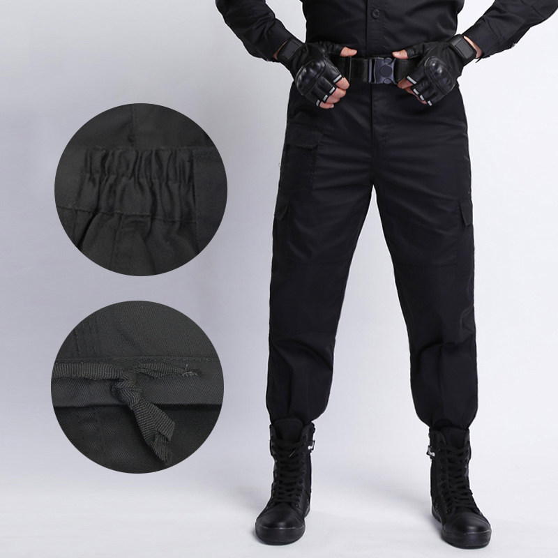 Security Jacket Pants Men's Training Summer Workwear Special Training Tactical Spring And Autumn Pants Training Uniform Wear Resistant Thickened Winter Pants