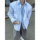DBW Doublewin vacation wear полосатая сшитая свободная поддельная рубашка из двух частей, мужская солнцезащитная рубашка в стиле колледжа mini 4
