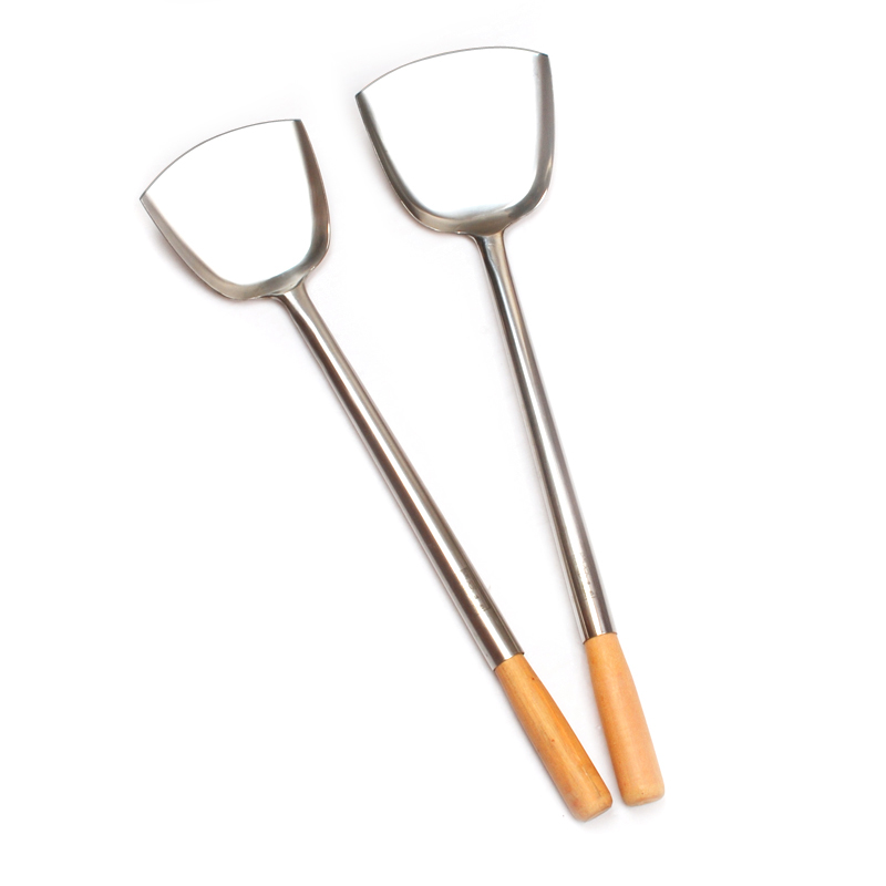Chef stir-fry shovel stainless steel canteen spatula stir-fry big shovel small kitchenware
