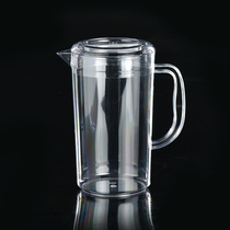 pc large capacity drink cold kettle with lid bar ktv creative plastic acrylic transparent juice tie pot 2L