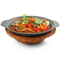 Saucepan Basket Vines Casserole Basket Casserole Dining Special Heat Insulation Basket Anti-Burn Basket heat insulation mat basket Woven Basket basket