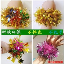 Sequin hand flower supplies flower bracelet 61 children's square dance wrist flower hand with kindergarten dance hand flower