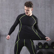 Basketball tights set fitness clothes mens gym sports winter thin running compression clothes basketball training clothes