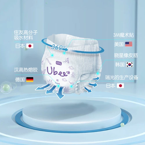Yoube Core Dhatowning Brants Baby Ultra-Thin Heathastry Growt Diapers xxxl код 24 таблетки (18-23 кг)