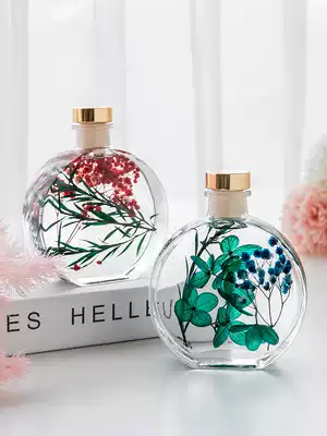 Eternal Flower Mineral Preservation Oil Floating Flower Gift Box Plant Dry Flower Specimen Glass Bottle Floating Bottle Mother's Day Gift