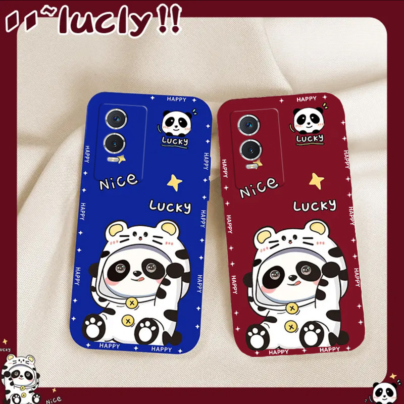 Small panda vivoy76s mobile phone protection shell new vivo y10 soft silica y73s y73s y71t y70t y70t y70t full package y53s y52s 