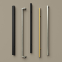 Thickened stainless steel handle glass door handle double door shop box conference room door handle solid wood door handle