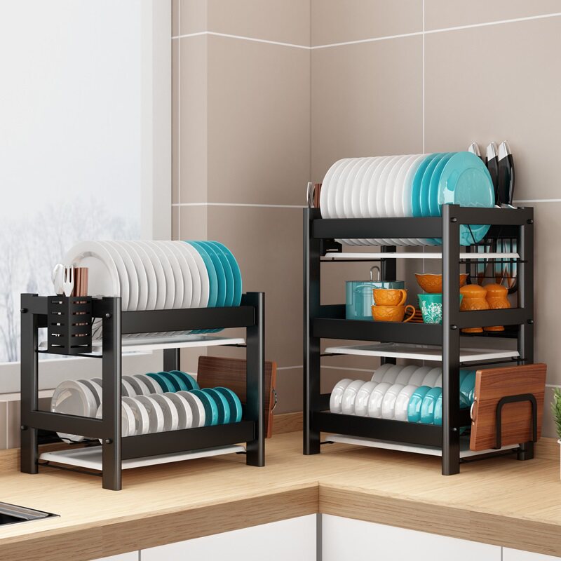 Kitchen Racks 304 stainless steel Airing Bowls Rack Drain Rack Bowls Chopsticks Containing box cutter Dish Rack Drain rack