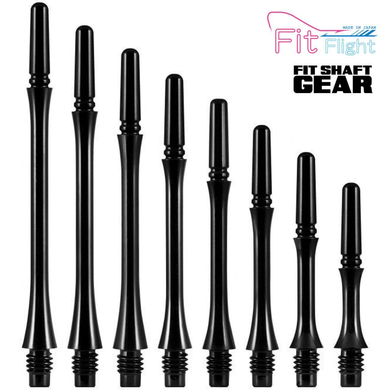 Японская оригинальная шестерня COSMO FIT SHAFT gear Slim черного цвета с тонкой талией, фиксированный или вращающийся стержень для дротиков
