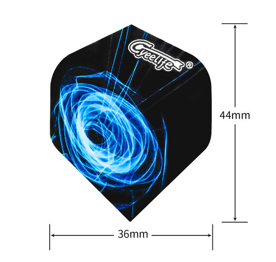 통관 처리 CyeeLife 공식 정품 소용돌이 폭풍 다트 테일 표준 사각형 내구성 다트 테일 블레이드