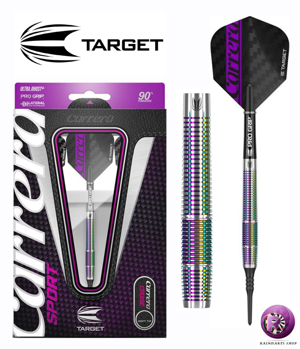 TARGET CARRERA SPORT CRUISE 90% Color Soft Carbide Dart Set