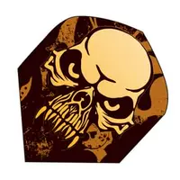 Bộ đồ ba mảnh ONE80 nhãn hiệu SKULL sê-ri tiêu chuẩn lông phi tiêu vuông | cánh phi tiêu | đuôi phi tiêu - Darts / Table football / Giải trí trong nhà bộ phi tiêu cao cấp