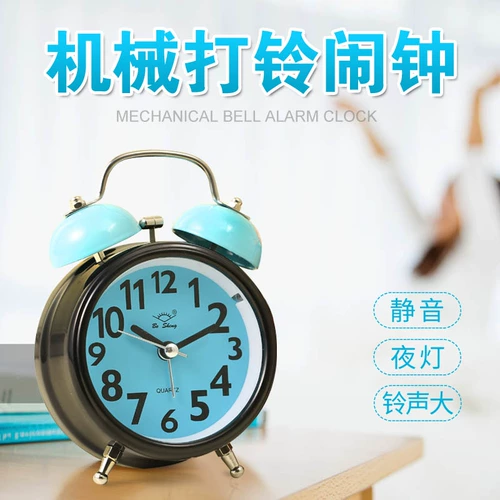 Креативные детские мультяшные часы, милый ночник, простой и элегантный дизайн