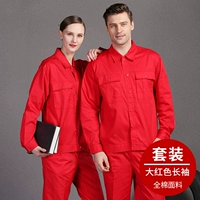 Красный лонгслив, нарукавники, комплект