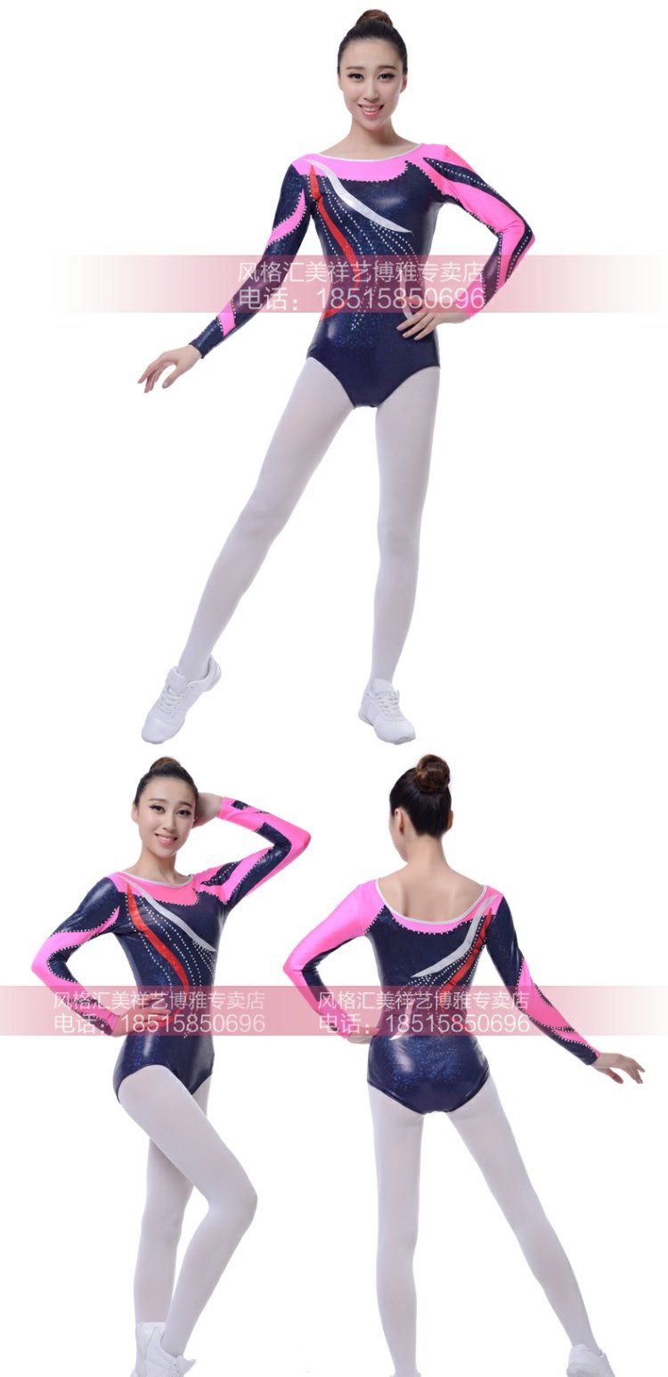 Thể dục nhịp điệu quần áo thi đấu khiêu vũ trang phục biểu diễn nhịp điệu thể dục nhịp điệu trang phục khiêu vũ trang phục thể dục nhịp điệu trẻ em giày khiêu vũ nữ