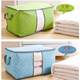Large colorful bamboo charcoal quilt storage bag Colorful quilt storage clothing storage finishing bag Storage bag