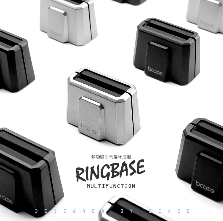 bcase Yue vòng chuông điện thoại bến sáng tạo đa góc khung có thể điều chỉnh xe khung - Phụ kiện điện thoại trong ô tô giá đỡ đt