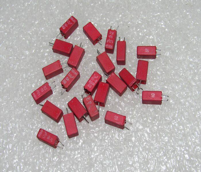 Germany WIMA Red Weima 50V1UF 105K P-2 5 copper feet fever metallized film capacitor