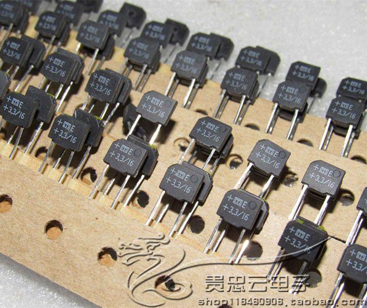 New Japan-made NCC chemical 16V3 3UF 335M P-5 in-line electric wood shell tantalum electrolytic capacitor