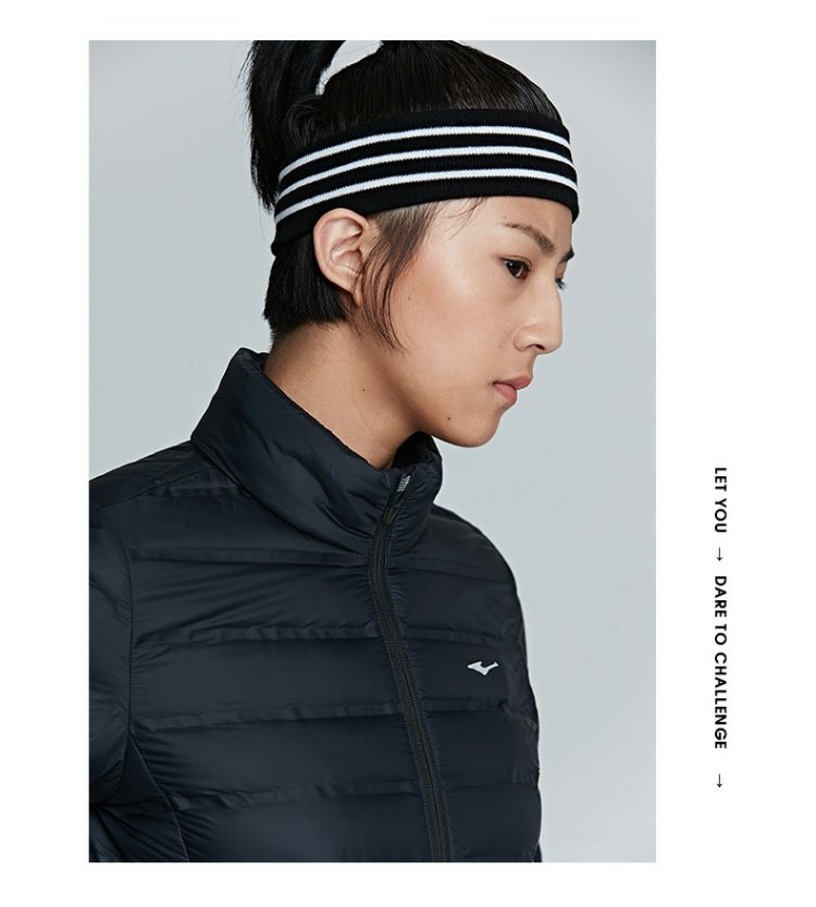 Hongxing Erke down jacket nữ 2018 áo khoác mới mùa thu nữ đích thực thể thao giản dị quần áo ấm áp dày của phụ nữ - Thể thao xuống áo khoác áo phao cao cấp