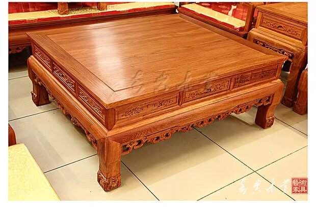 Nội thất gỗ gụ Dongyang / Sofa gỗ hồng mộc Miến Điện / Sofa gỗ gụ / Bộ ghế sofa gỗ hồng mộc Miến Điện của 11 bộ - Bộ đồ nội thất kệ phòng khách