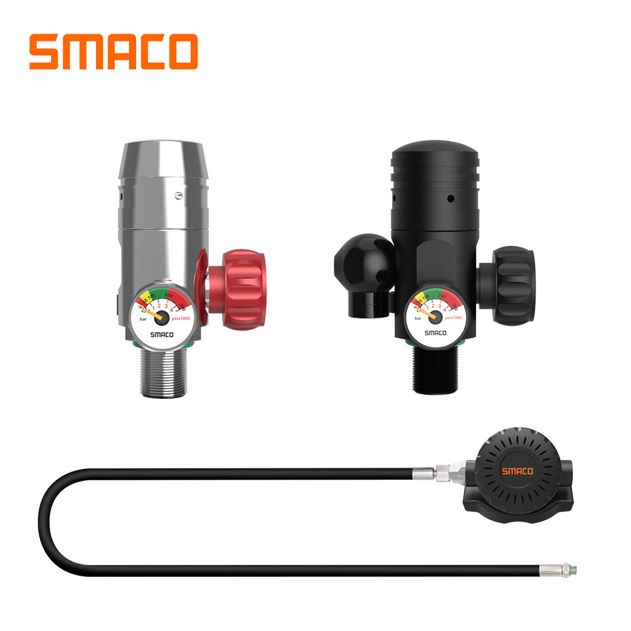 SMACO submersible aspirator Primary and secondary valve head mouthpiece Gas cylinder tank tube Full set of equipment supplies Accessories Equipment