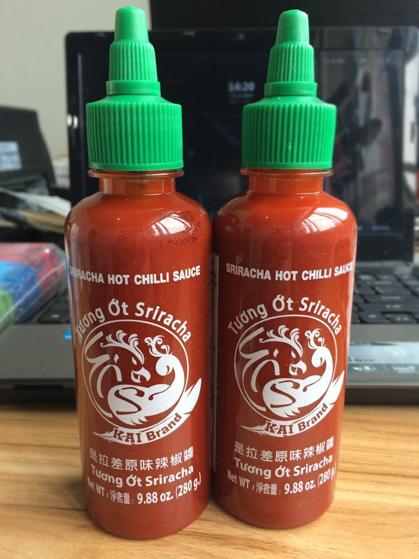 Thai imported sweet and hot sauce Garlic Sauce Zero Fat is Lachine Low fat Lower Meals Mix Fried Chicken Sauce 280g