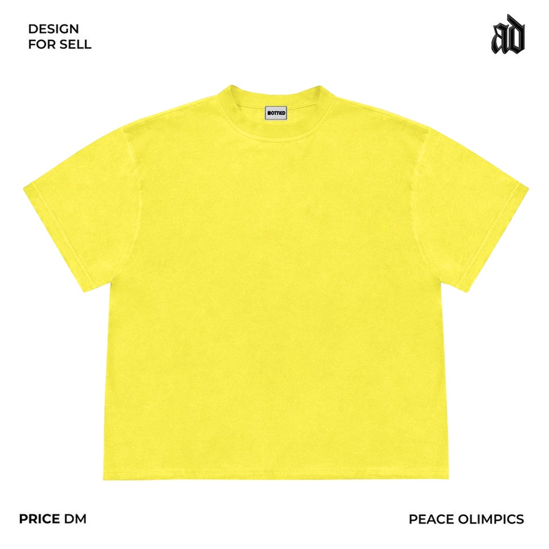 Mottled Only Makes Heavy-Duty American Retro Style! Solid Color Basic Versatile Colorful Short-Sleeve T-Shirt Base Layer