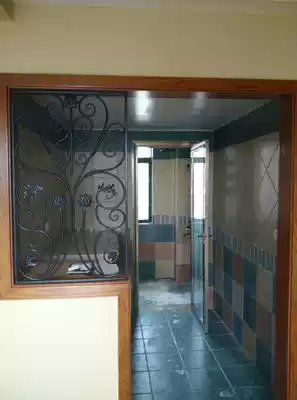 Chinese and American style fashion country partition wrought iron office living room screen European-style dining room partition entrance can be customized