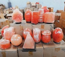 Salt lamp cornucopia Himalayan S-Class crystal salt lamp carving lamp opening gift Feng Shui Zhaocai salt lamp