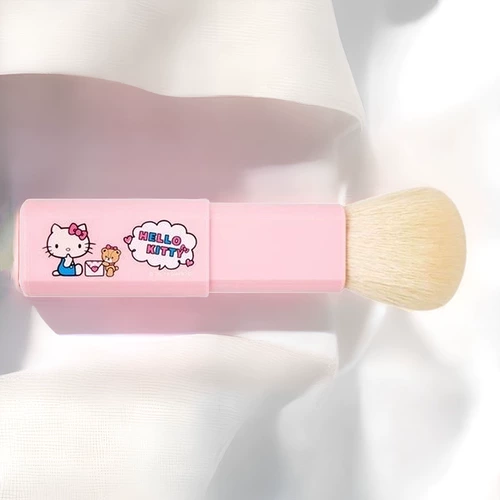Hello kitty, японская портативная рассыпчатая пудра, румяна, кисть