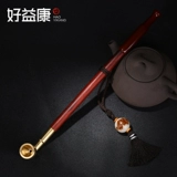 Старомодная ониксовая латунная курительная трубка ручной работы из сандалового дерева из провинции Юньнань