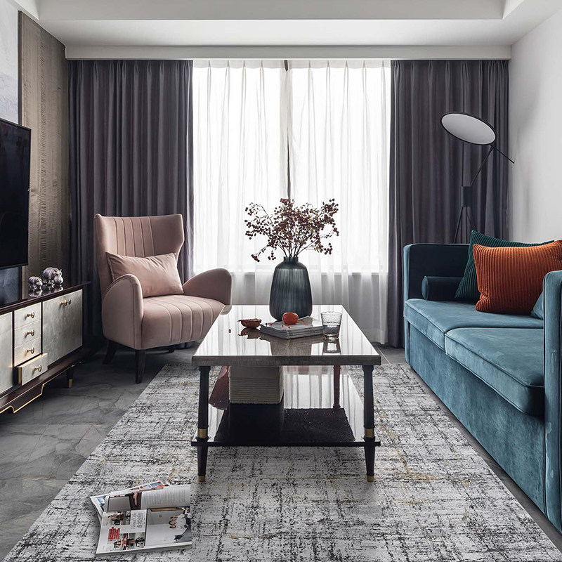 imported turkish light luxury living room carpet simple modern villa sofa tea table cushion bedroom carpet