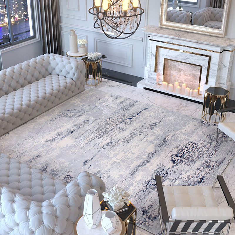 Modern minimalist light luxury American Nordic carpet living room bedroom home coffee table blanket hotel balcony carpet full