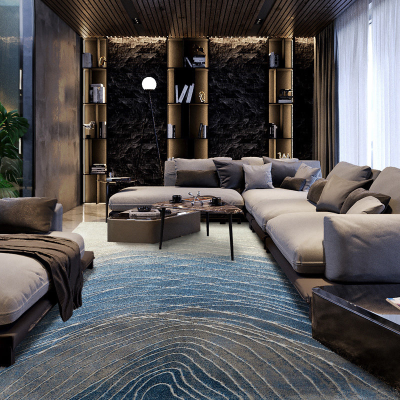 Turkey imported large area villa carpet living room simple modern sofa coffee table mat bedroom luxury bedside blanket