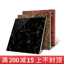 Foshan top grade tile 800X800 living room floor tiles black golden flower dark brick modeling brick deep Coffee Net color brick